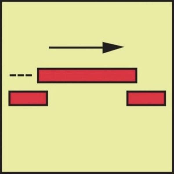 Accuform IMO FIRE CONTROL EQUIPMENT 6 in X MLMR978GX MLMR978GX - main